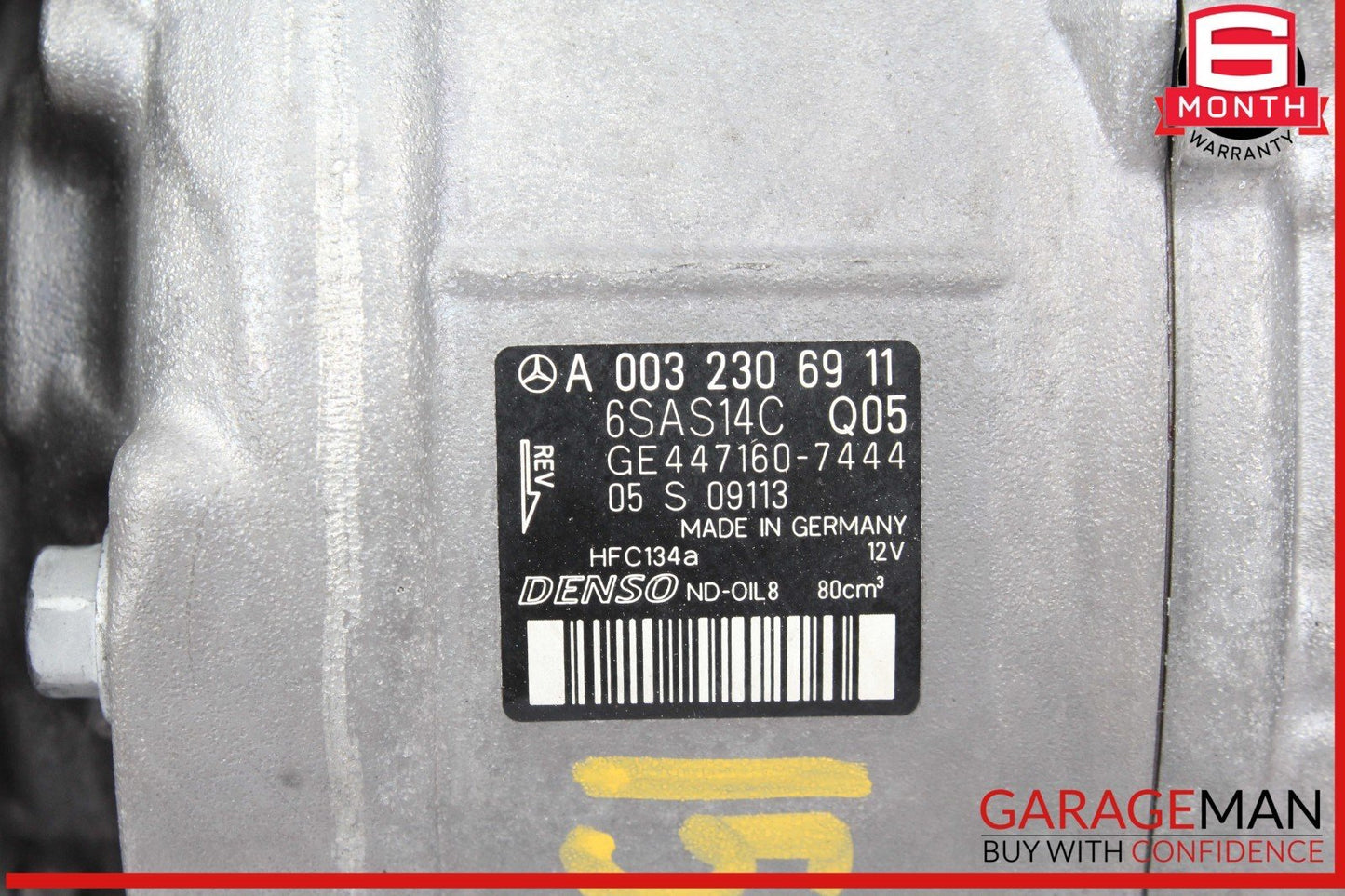 15-20 Mercedes W205 C300 A/C Air Conditioning Compressor 0032306911 OEM