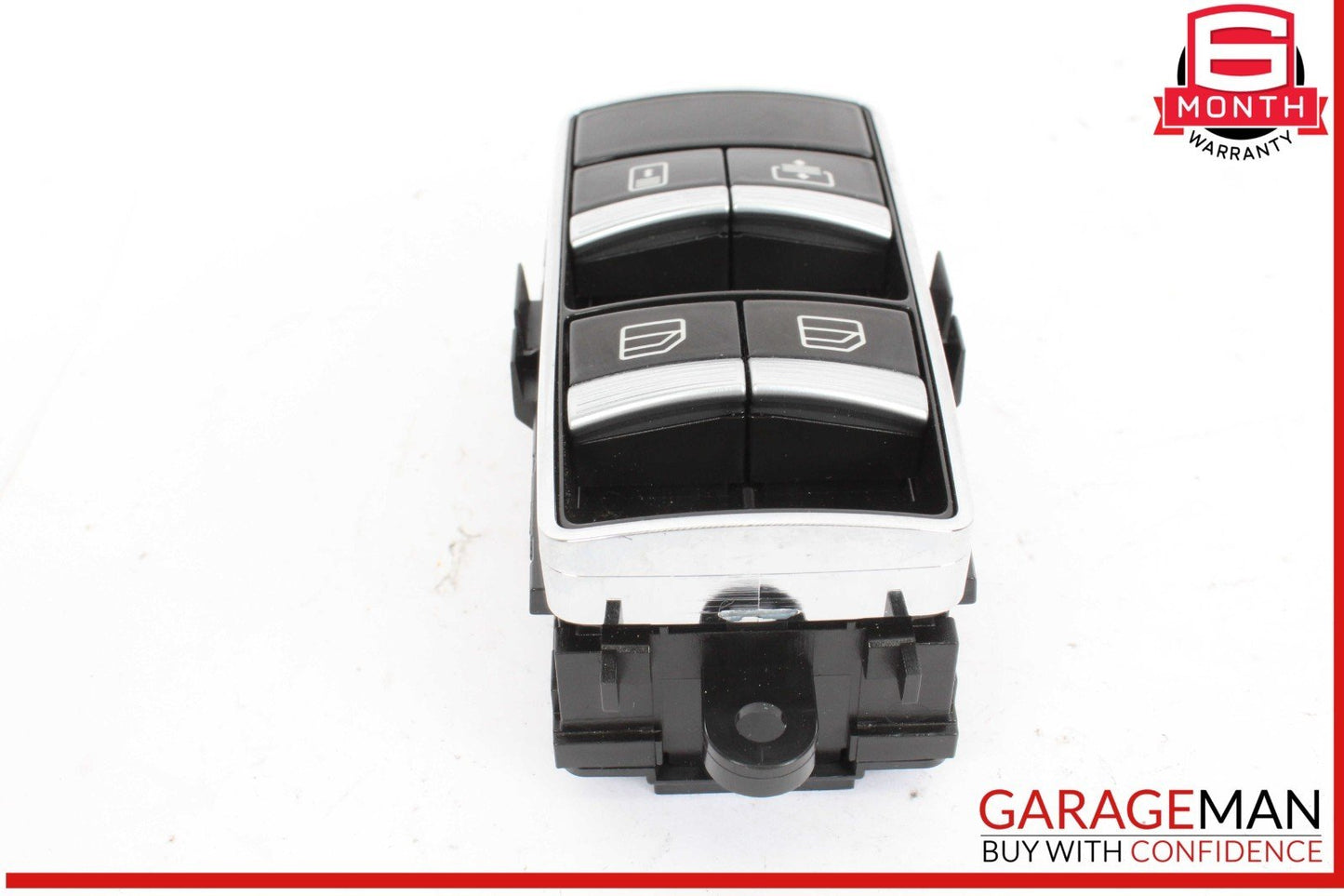 10-13 Mercedes W221 S550 S450 Rear Left Side Window Control Switch Black OEM