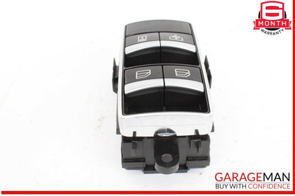 10-13 Mercedes W221 S550 S450 Rear Left Side Window Control Switch Black OEM