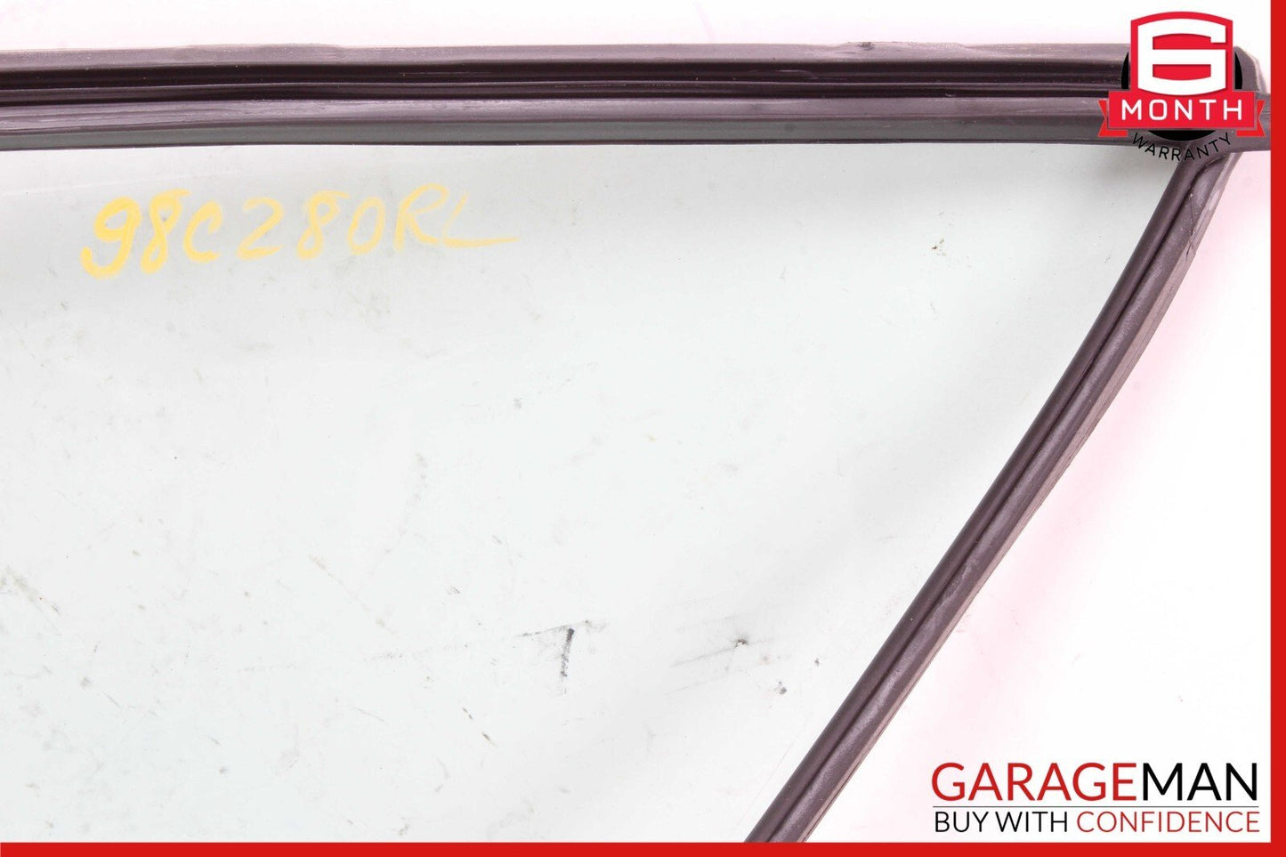 94-00 Mercedes W202 C230 Rear Left Passenger Side Door Quarter Window Glass OEM