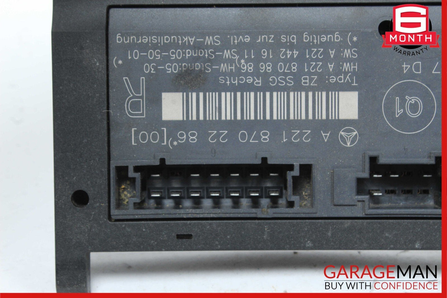 07-09 Mercedes W221 S550 Front Right Passenger Side Under Seat Control Module