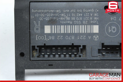 07-09 Mercedes W221 S550 Front Right Passenger Side Under Seat Control Module