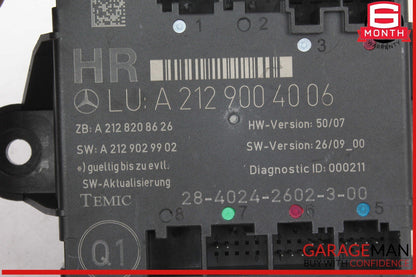 08-18 Mercedes W204 C300 Rear Right Passenger Side Door Control Module OEM
