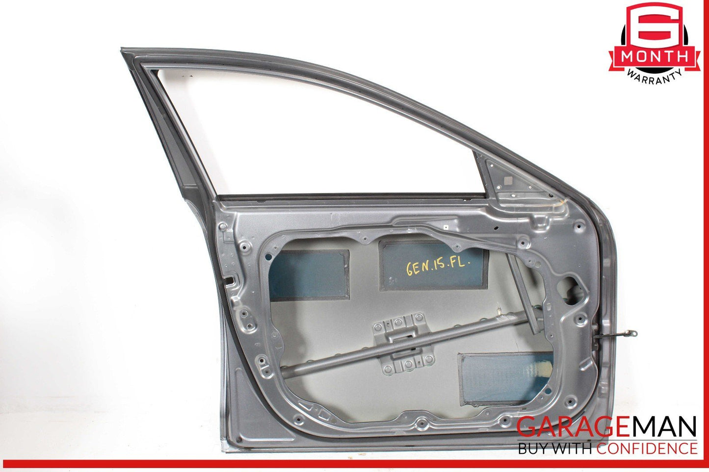 15-20 Genesis G80 Front Left Driver Side Exterior Door Shell Frame Panel OEM