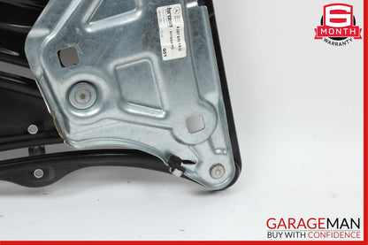 10-16 Mercedes W207 E350 Rear Right Door Window Regulator Frame w/o Motor OEM