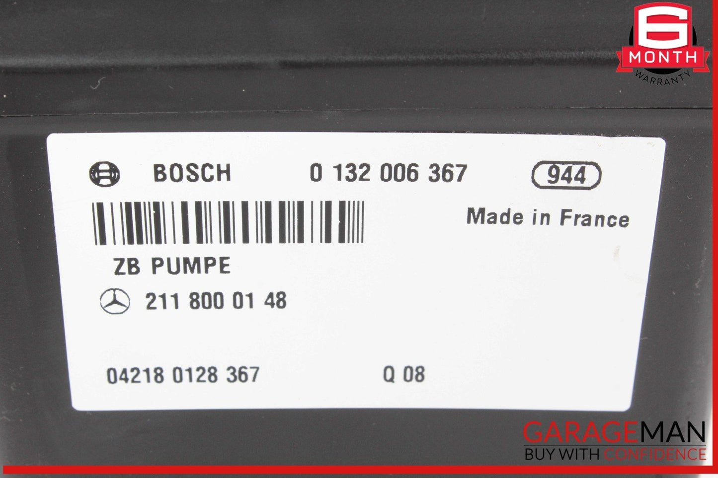 03-11 Mercedes W211 E500 CLS55 AMG Dynamic Seat Seats Vacuum Pump 2118000148