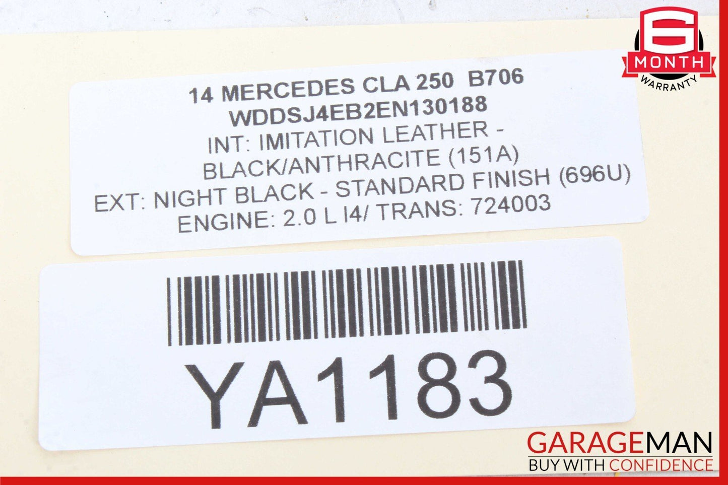 14-18 Mercedes W117 CLA250 CLA45 Rear Left / Right Forward Wishbone Control Arm