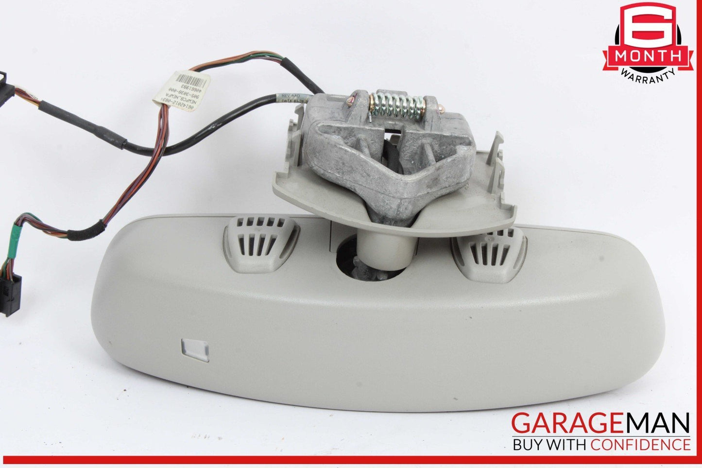 10-14 Mercedes W221 S550 CL550 Front Upper Interior Rear View Mirror Gray OEM