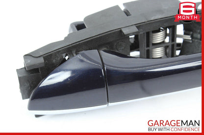 03-09 Mercedes W211 E350 E500 Rear Left Side Door Handle Blue OEM