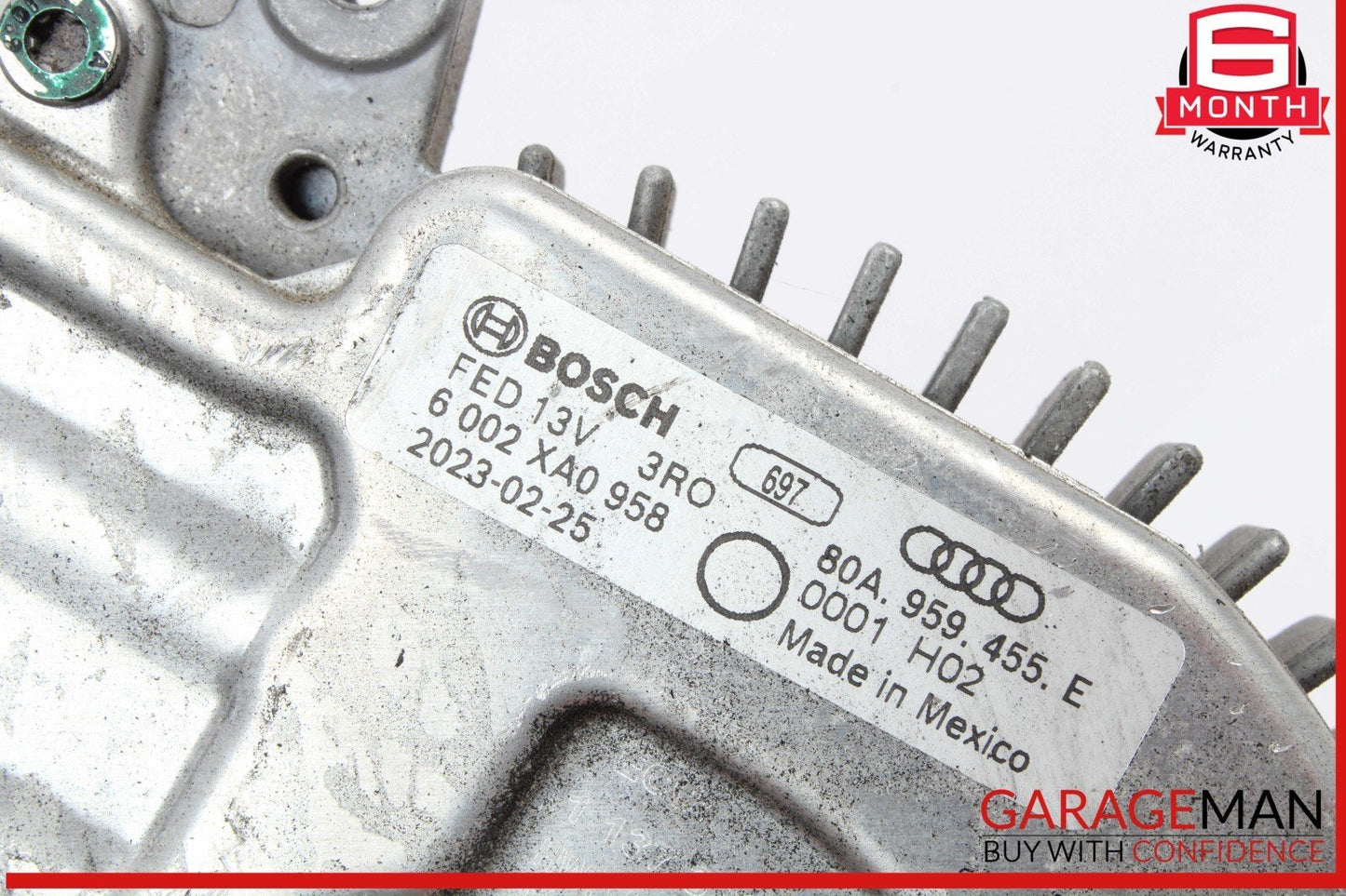 18-24 Audi Q5 SQ5 Left Side Electric Cooling Fan Motor Bosch 80A959455E OEM