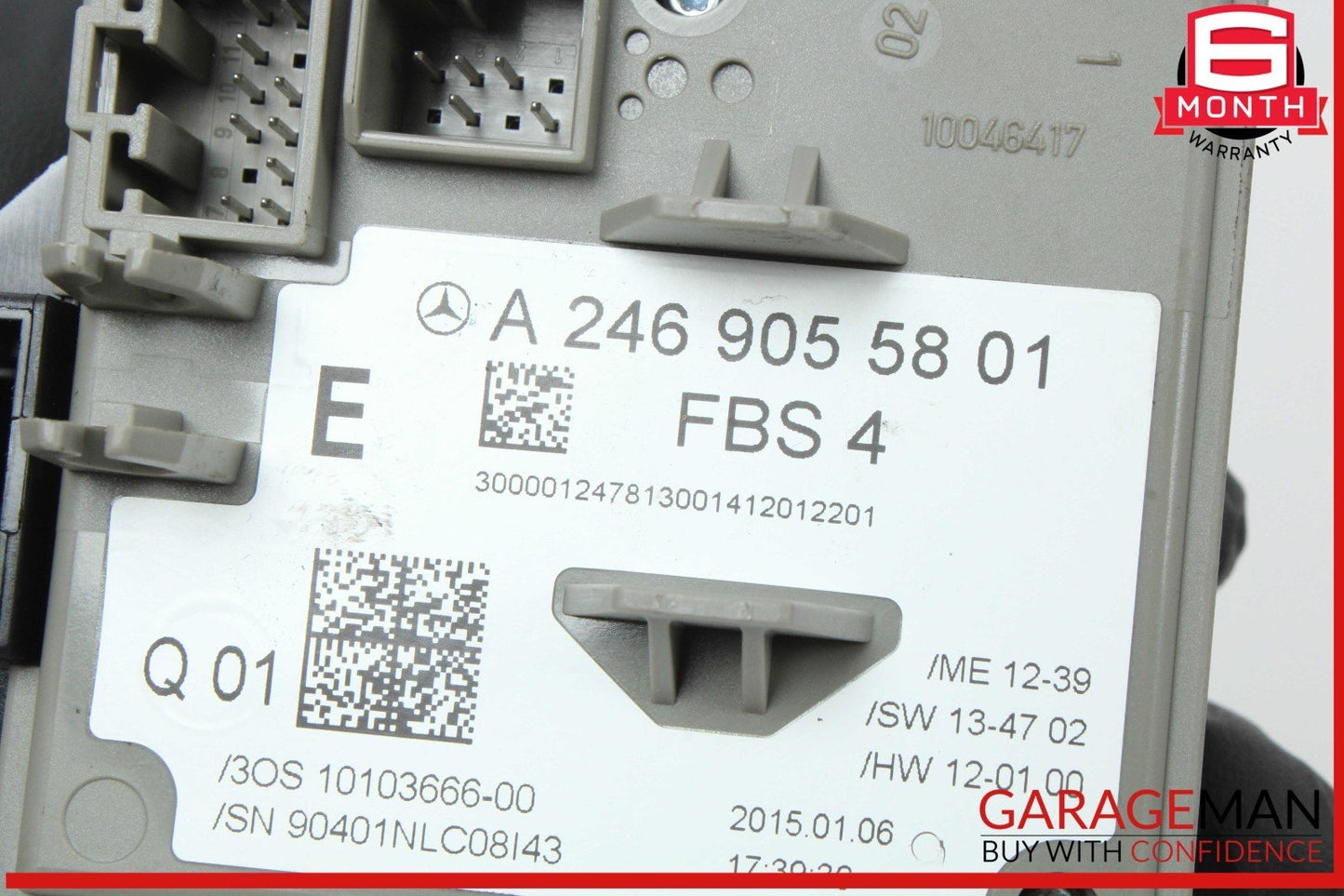 14-19 Mercedes W117 CLA250 Ignition Switch Control Module Unit 2469055801 OEM