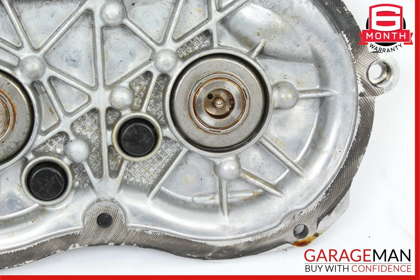 06-13 Mercedes W211 EE50 S550 Front Right Engine Timing Chain Cover Plate OEM