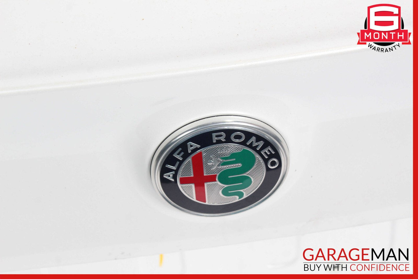 17-22 Alfa Romeo Giulia Trunk Lid Shell White OEM