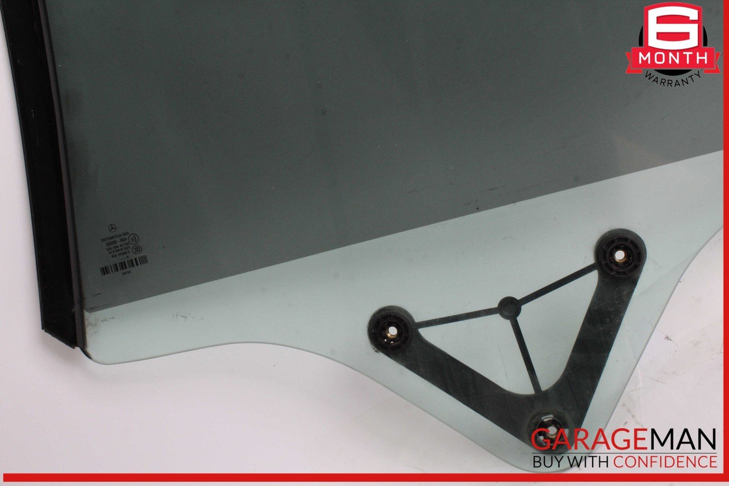 11-17 Mercedes W207 E350 Convertible Rear Right Side Quarter Door Window Glass