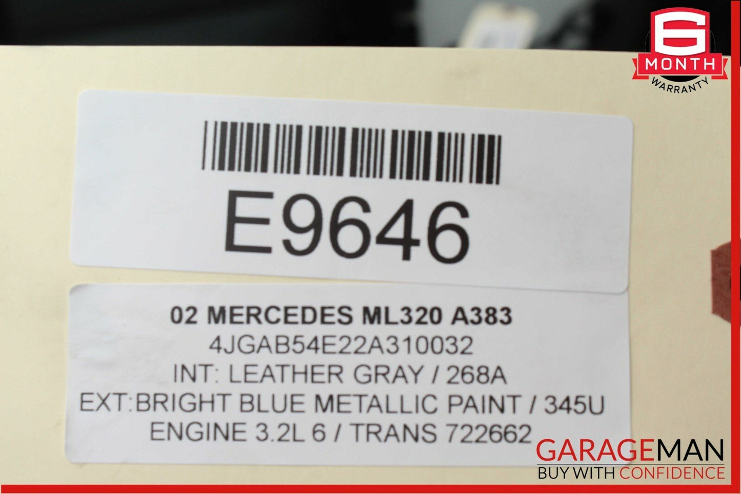 98-05 Mercedes W163 ML320 ML500 Antenna Compensator Booster Module Assembly OEM