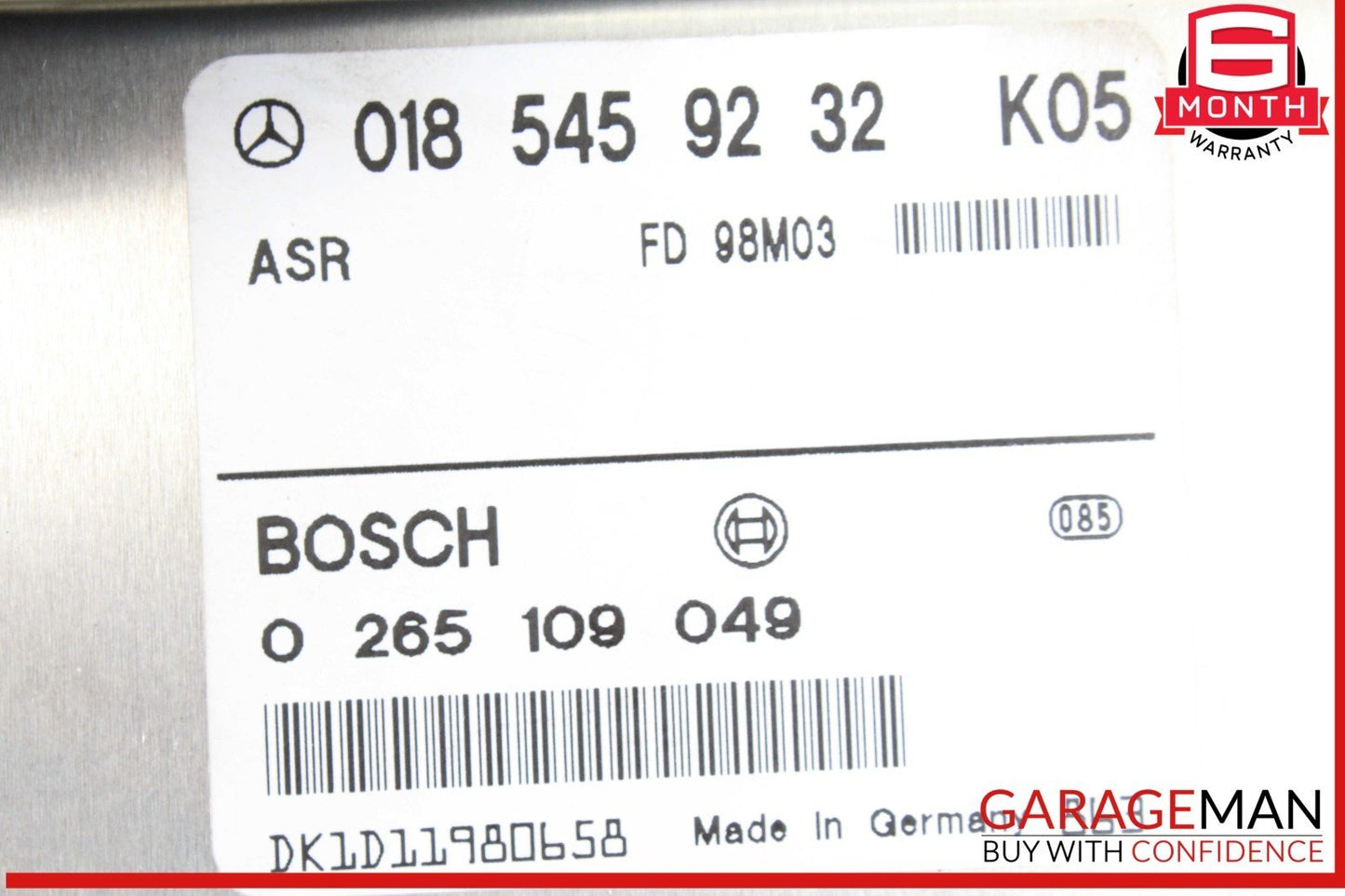 96-98 Mercedes R129 SL500 Electronic Stability Control Module ABS ESP OEM