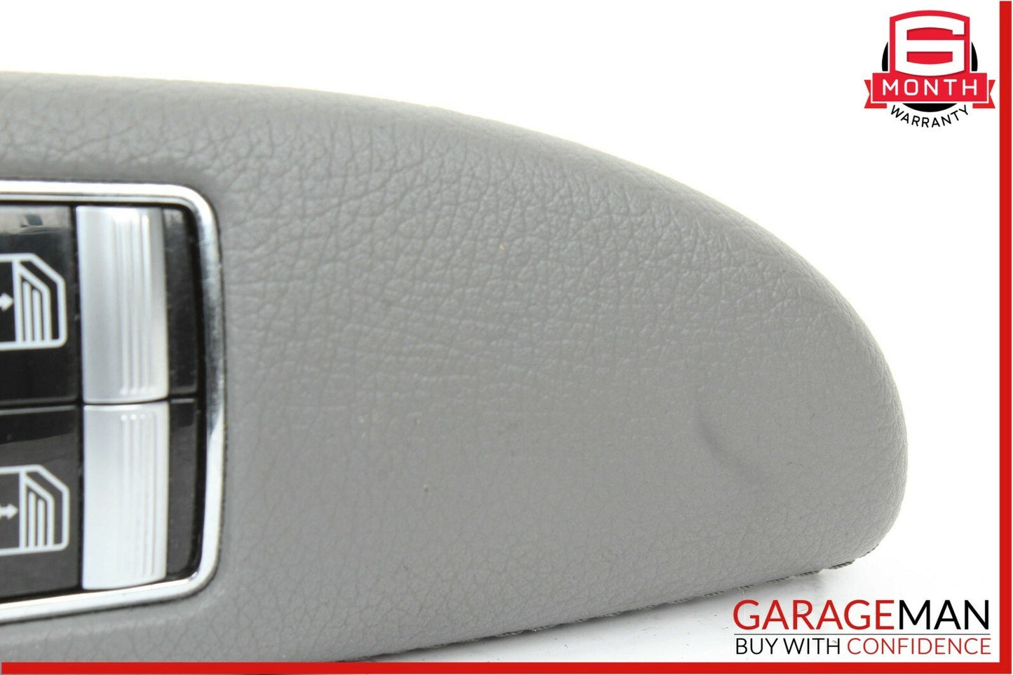 07-13 Mercedes W221 S550 Rear Left Side Door Window Switch Control Trim Grey