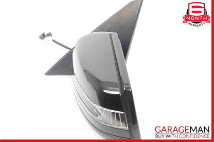 12-14 Mercedes W204 C300 Front Left Side Mirror Door Rear View Glass Black OEM