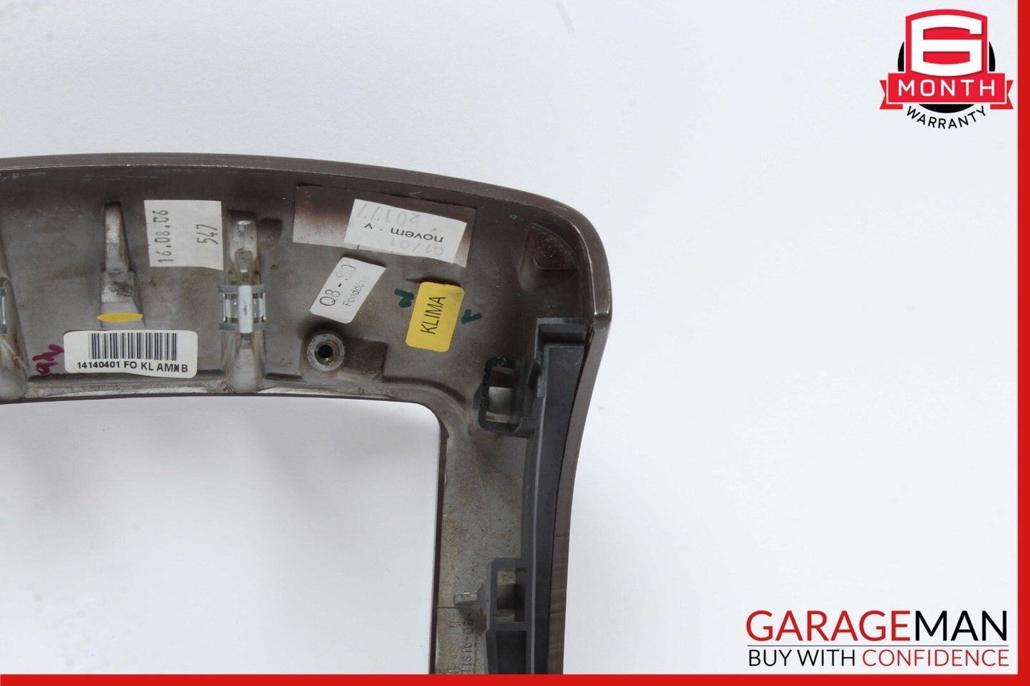 07-13 Mercedes W221 S600 S550 Rear Center Console A/C Air Vent Trim Wood OEM