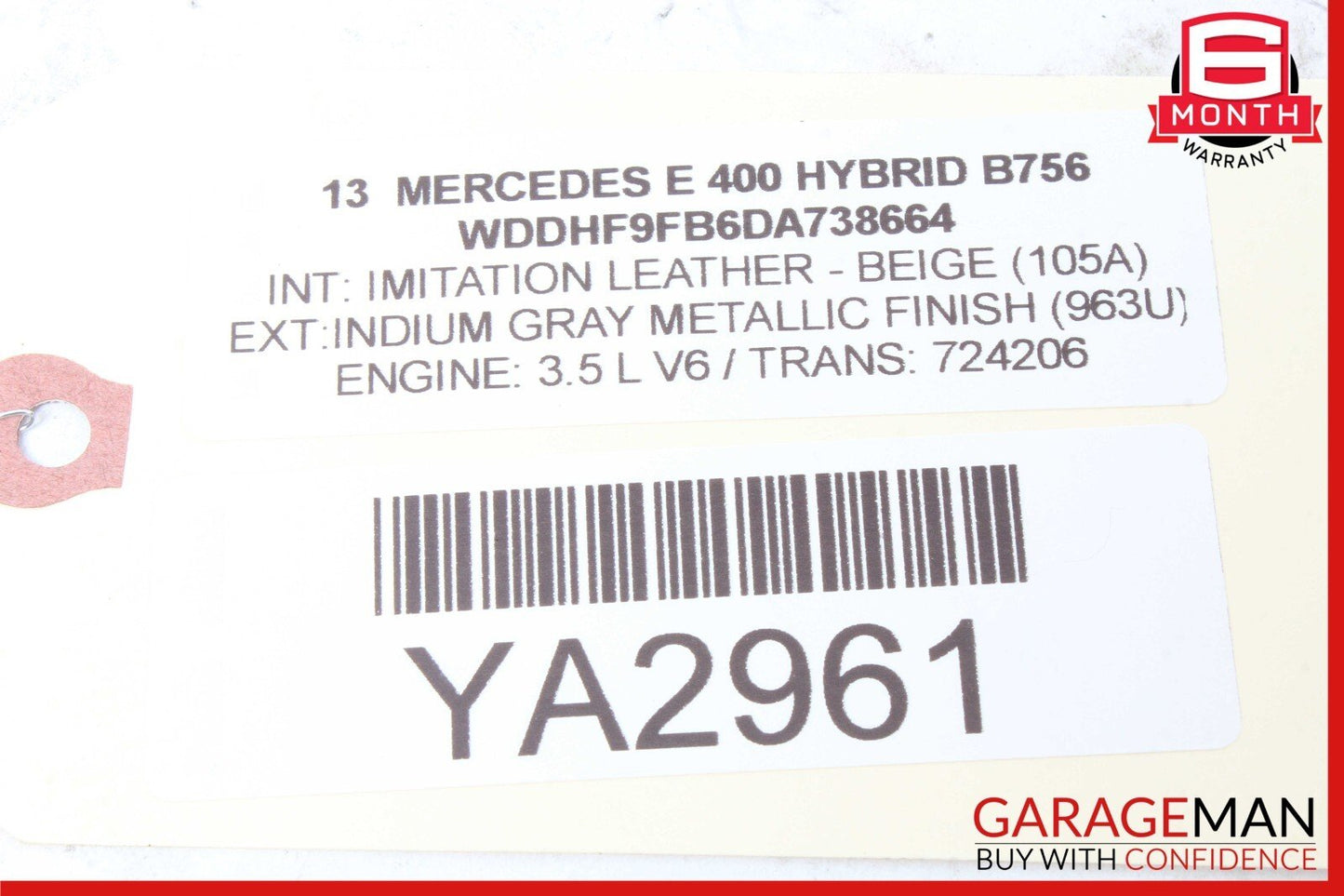 10-16 Mercedes W212 E350 E400 Front Right RWD Suspension Wishbone Control Arm