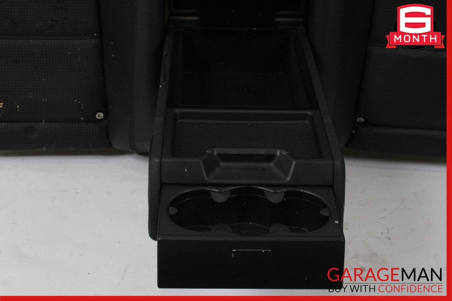 07-13 Mercedes W221 S63 AMG Rear Seat Cushion Top Upper Assembly Black OEM