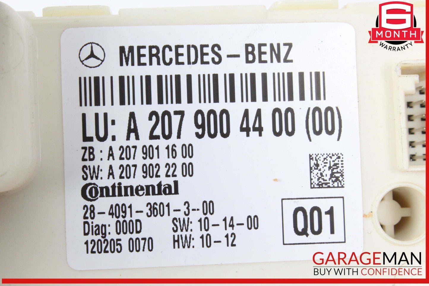 10-17 Mercedes W207 E350 E550 Rear Window Regulator Control Module OEM