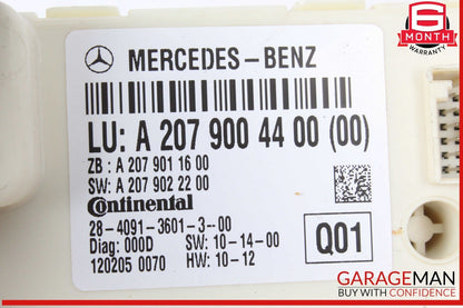 10-17 Mercedes W207 E350 E550 Rear Window Regulator Control Module OEM