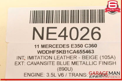05-15 Mercedes W212 E350 Left Air Pump Check Valve EGR Emission 2721420115 OEM