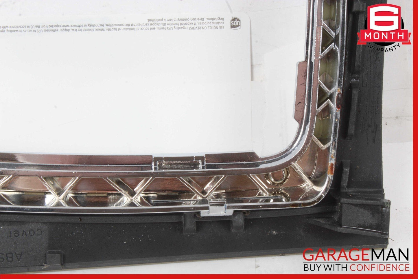 08-15 Mercedes W204 C250 Center Console Shifter Trim Cover Panel Bezel Wood Assy