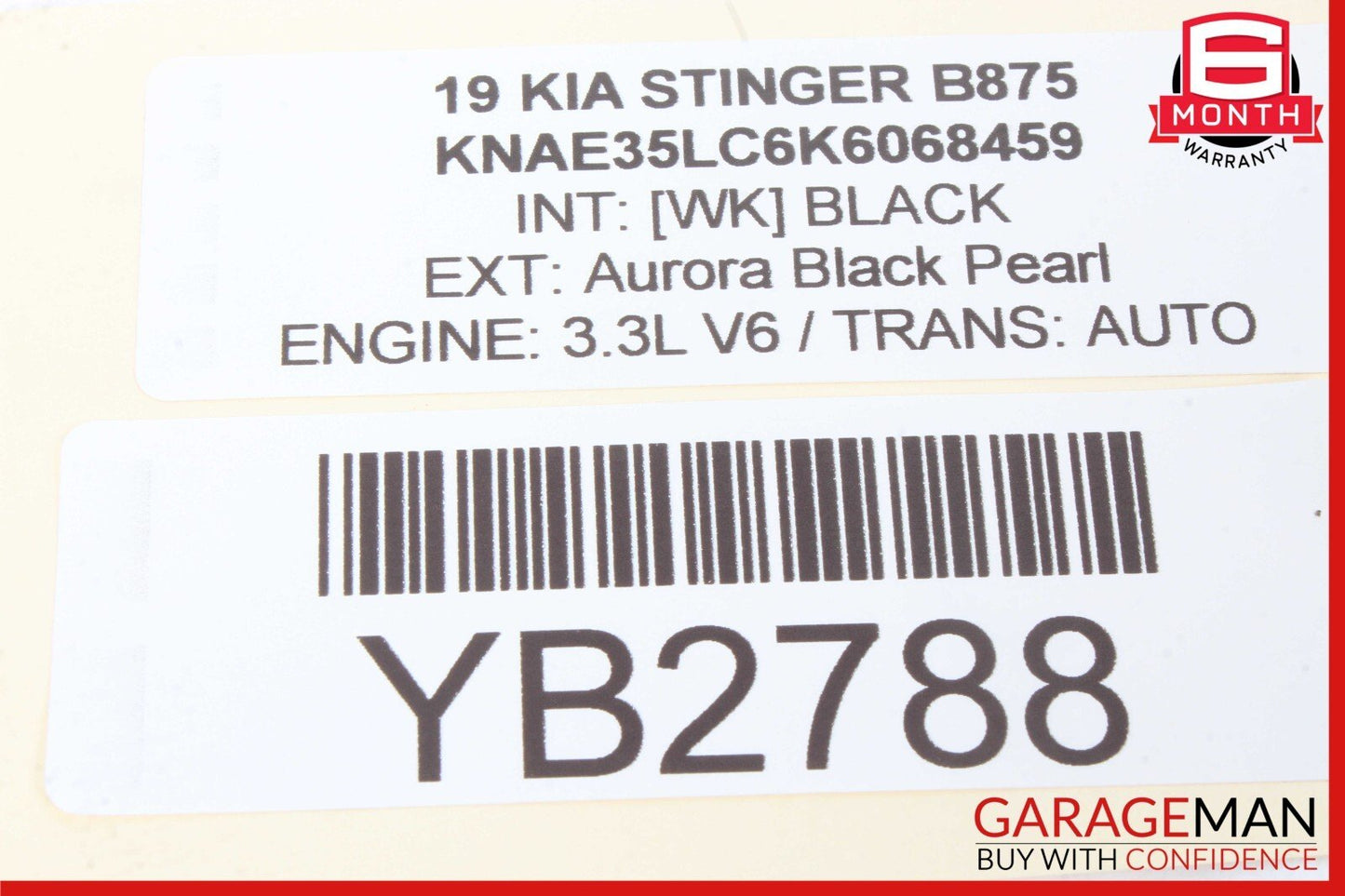 18-23 Kia Stinger Front Right Passenger Side A/C Air Vent Grille 97490-J5000 OEM
