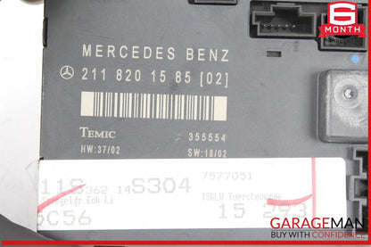 03-09 Mercedes W211 E320 Front Left Driver Side Door Control Module Unit OEM