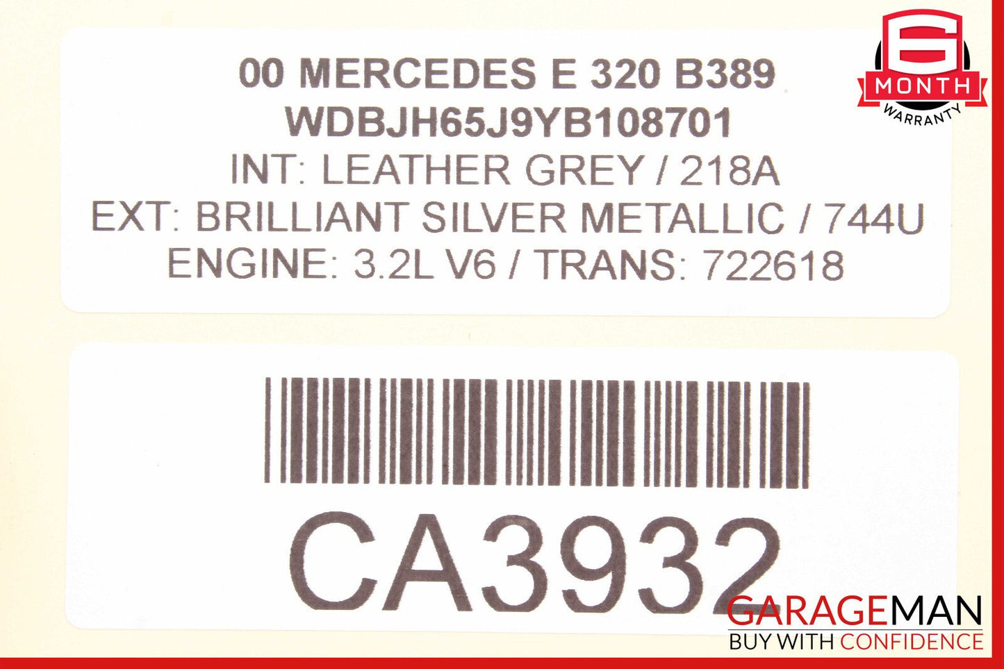 Mercedes W210 E320 CL500 Voice Command Control Module 2108208026 OEM