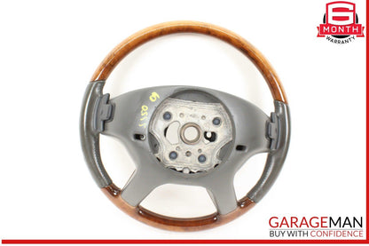 07-10 Mercedes W221 S550 4 Spoke Steering Wheel w/ Paddle Shifters OEM
