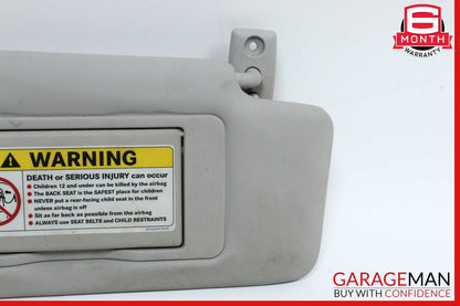 01-07 Mercedes W203 C230 Front Right Side Sun Visor Sun Shade Sunshade Grey OEM