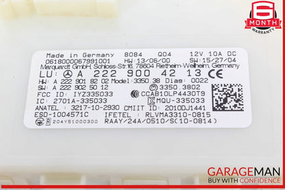 14-20 Mercedes X253 GLC350e S600 GLC350 S550 Keyless Go Entry Control Module OEM