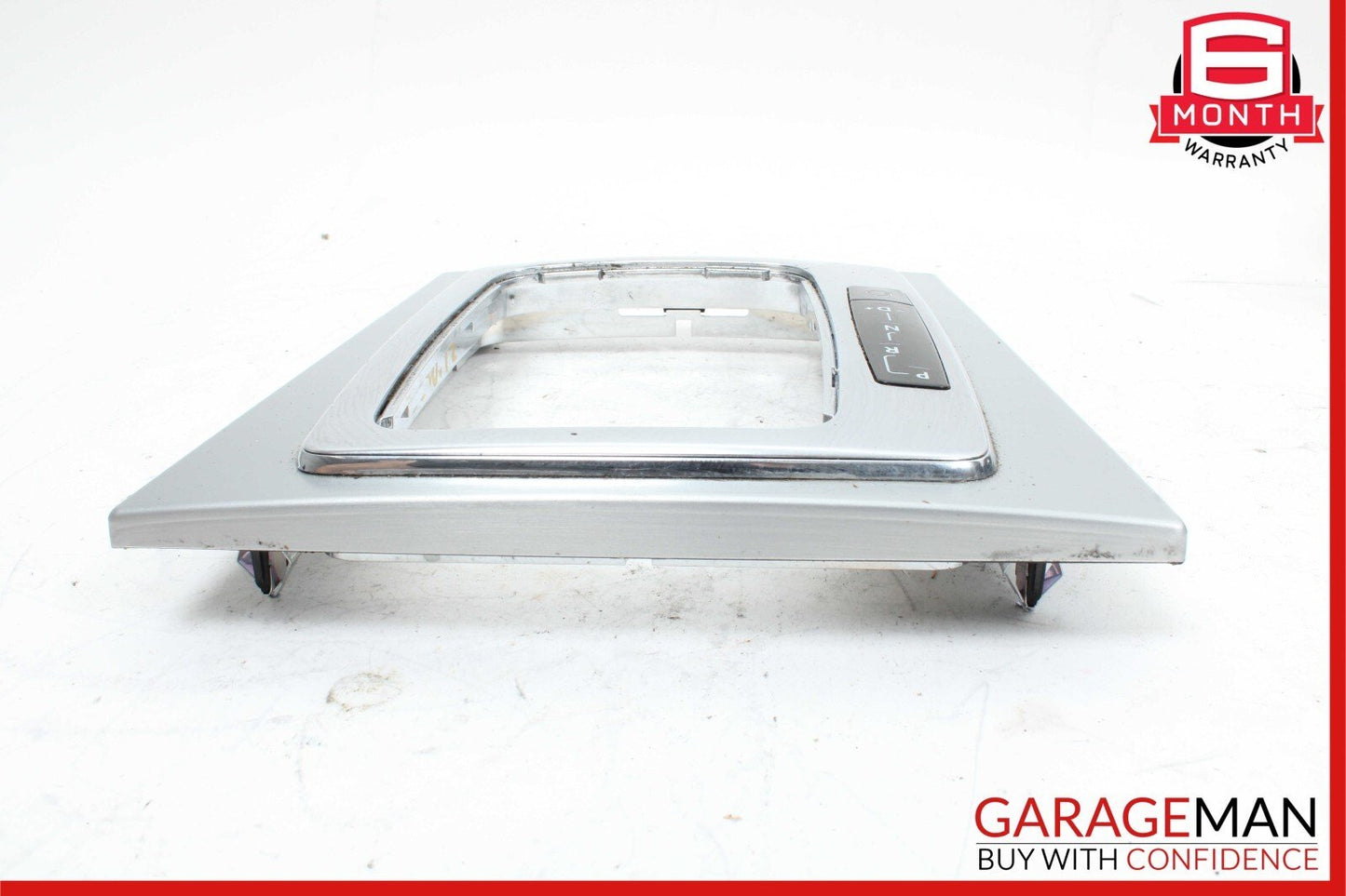 08-14 Mercedes W204 C250 C63 AMG Center Console Shifter Trim Cover Bezel Silver