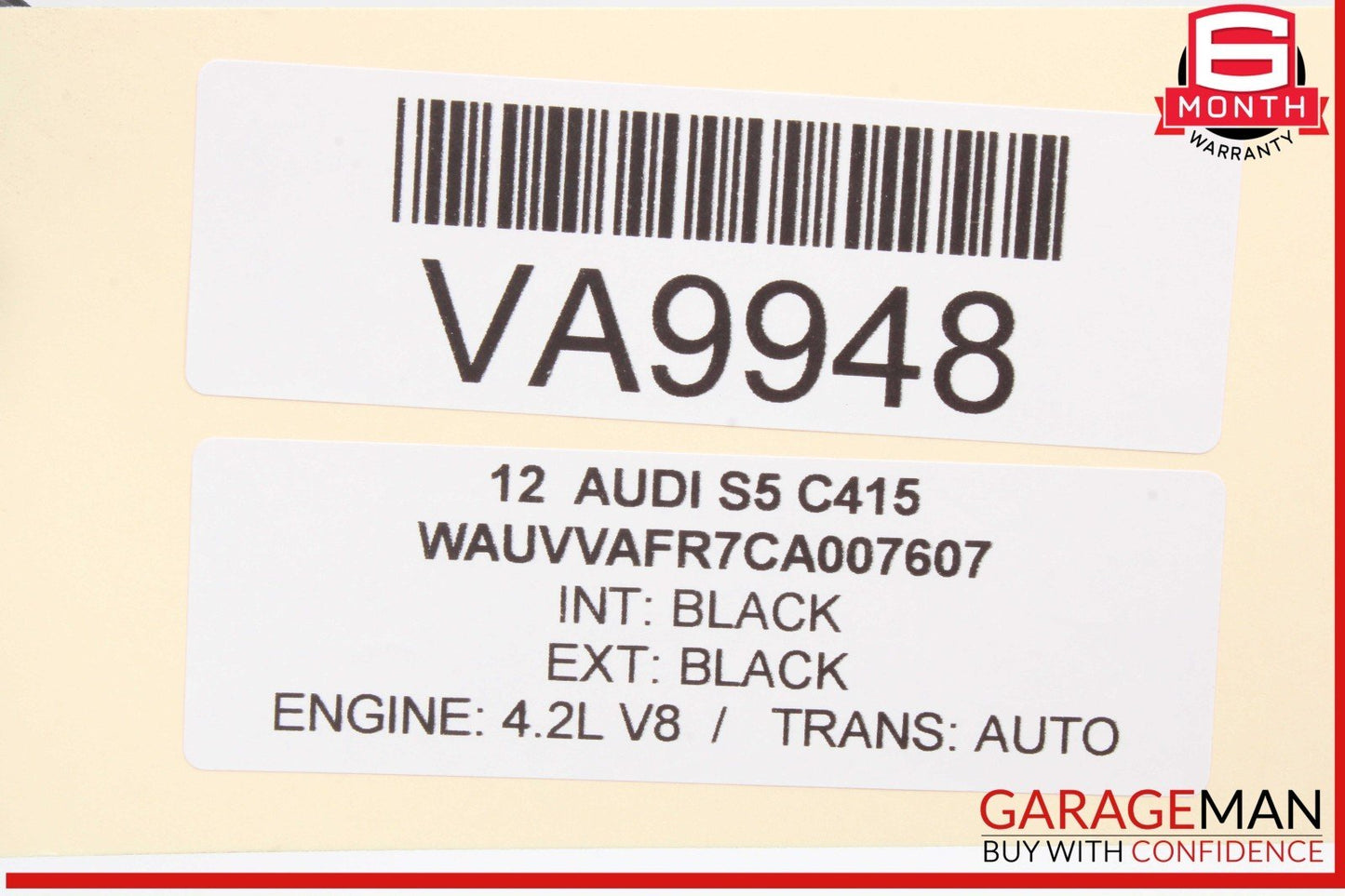 08-12 Audi S5 A5 A4 S4 Q5 Coolant Overflow Reservoir Tank w/ Cap 8K0121405M OEM