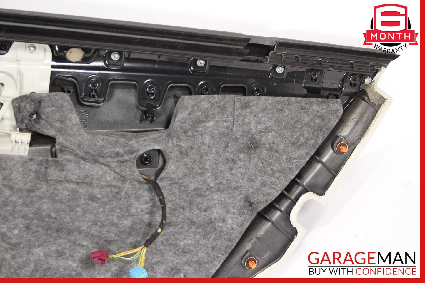 14-16 Mercedes W212 E350 E550 Rear Left Side Interior Door Panel Black OEM
