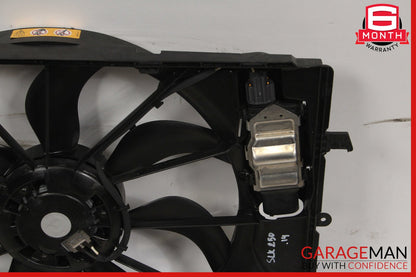 12-20 Mercedes R172 SLK250 CLA250 Engine Radiator Cooling Fan Motor Shroud Assy