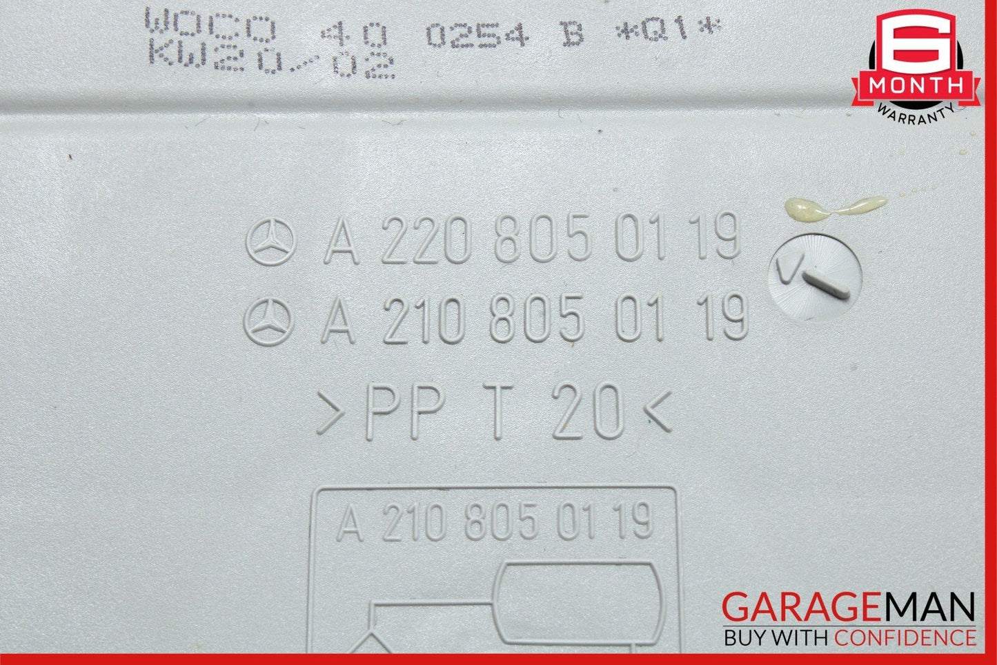 00-09 Mercedes R230 SL500 S500 Seat Vacuum Pump Reservoir Tank 2208050119 OEM