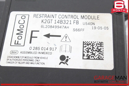 19-21 Lincoln Nautilus Restraint Control Module Unit K2GT14B321FB OEM