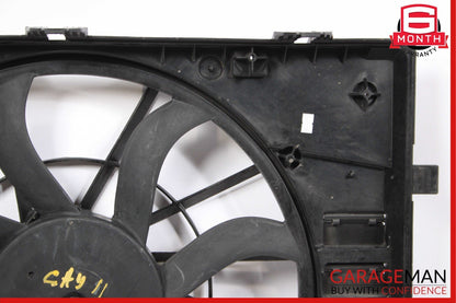 11-18 Porsche Cayenne 958 Engine Cooling Fan Motor Shroud Assembly OEM