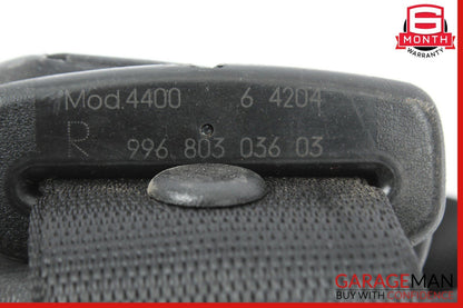 99-05 Porsche Carrera 911 996 Rear Right Side Seatbelt Seat Belt Retractor Black