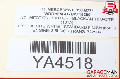 10-16 Mercedes W212 E350 Front Right Side Wishbone Suspension Control Arm OEM