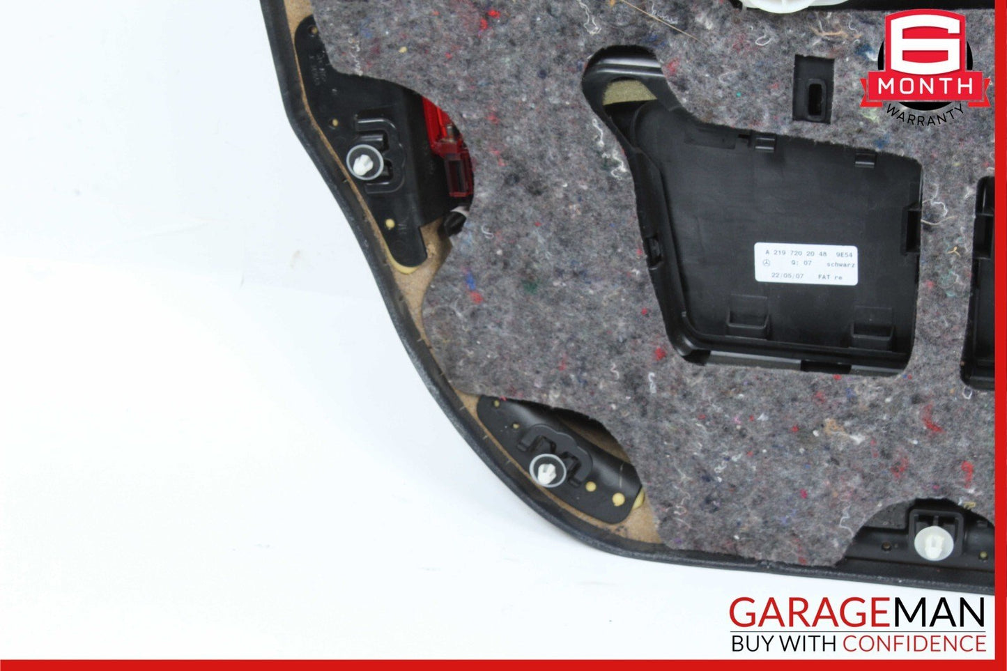 06-11 Mercedes W219 CLS550 Front Right Passenger Interior Door Panel Black OEM