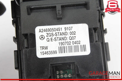 12-20 Mercedes R172 SLC43 AMG Parking Brake Release Handle 2469050451 OEM