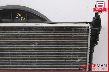 06-07 Mercedes W203 C230 Engine Cooling Radiator Fan Motor Shroud Assembly