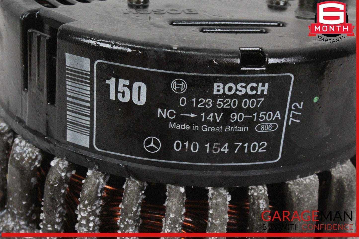 92-99 Mercedes R129 SL500 500SL S500 500SEC Alternator Generator 0101547102 OEM