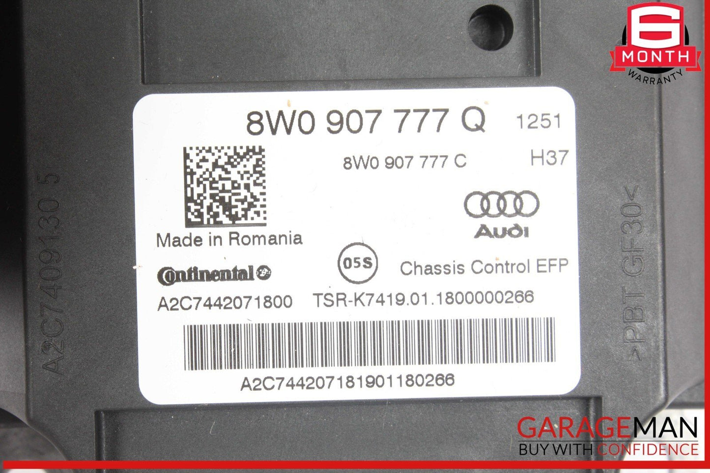 18-23 Audi RS5 S5 Active Suspension Control Module Unit 8W0907777Q OEM