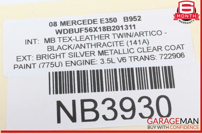 03-09 Mercedes W211 E350 E550 Rear Right Side Door Control Module Unit OEM